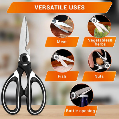 Premium Kitchen Shears for Meat, Fish & BBQ