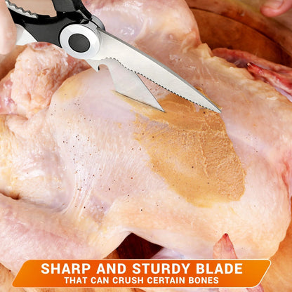 Premium Kitchen Shears for Meat, Fish & BBQ