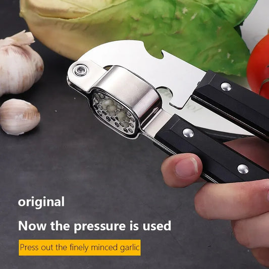 Easy Press Stainless Steel Garlic Crusher
