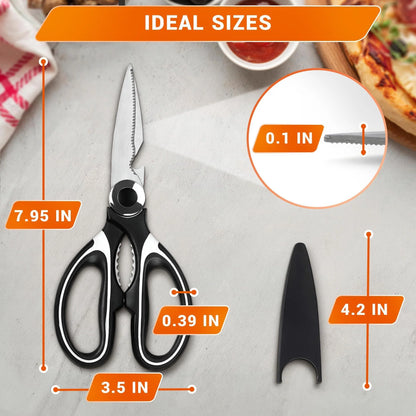 Premium Kitchen Shears for Meat, Fish & BBQ